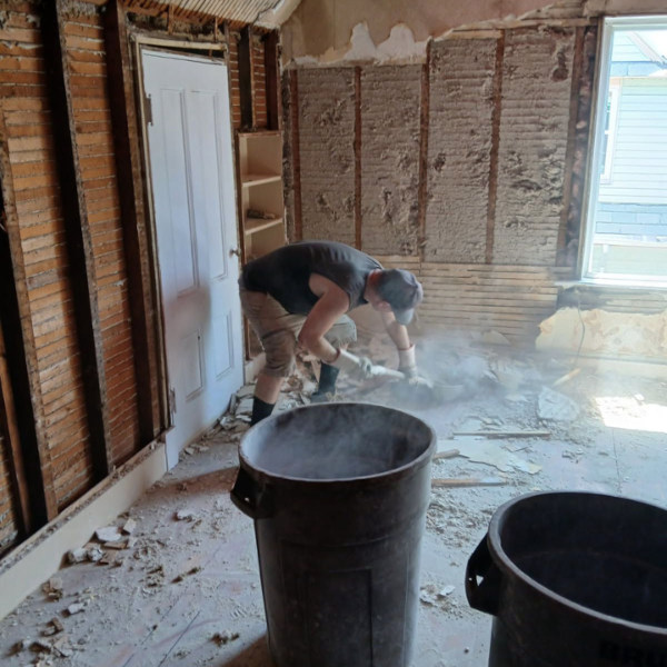 Demolition in Quincy, Massachusetts